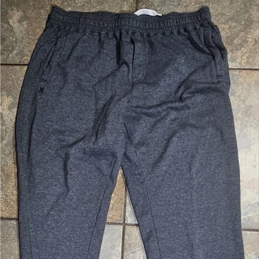 hurley mens xl sweatpants gray Loose/baggy Fit